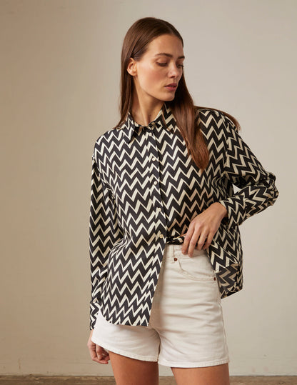 Printed black Ambre shirt