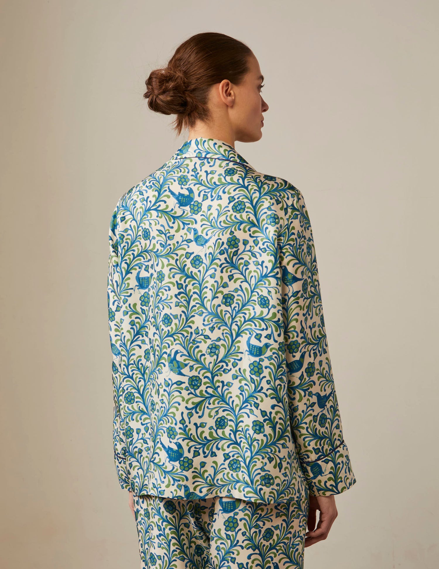 Arcos silk shirt - Pyjamas Collar#3