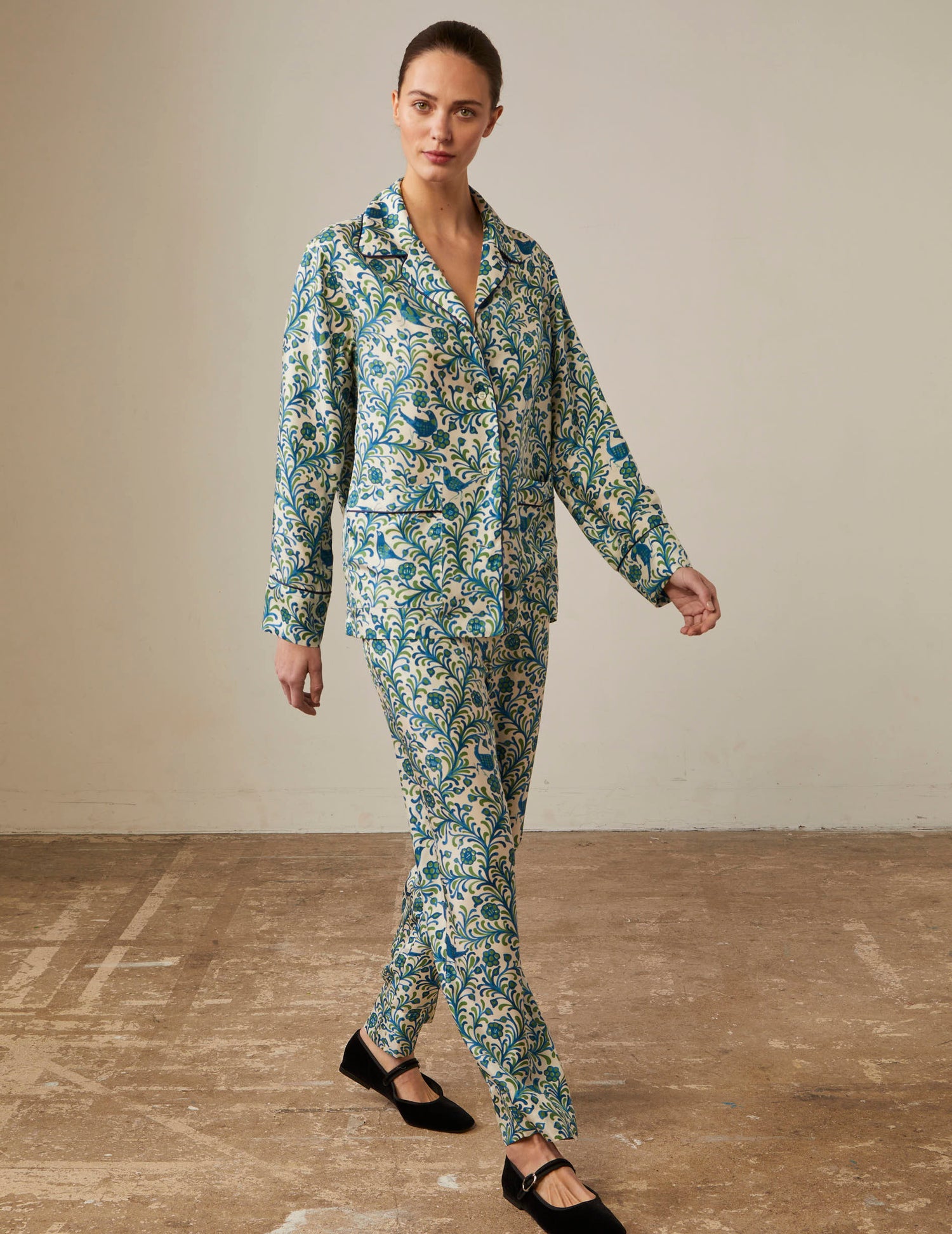 Arcos silk shirt - Pyjamas Collar#4