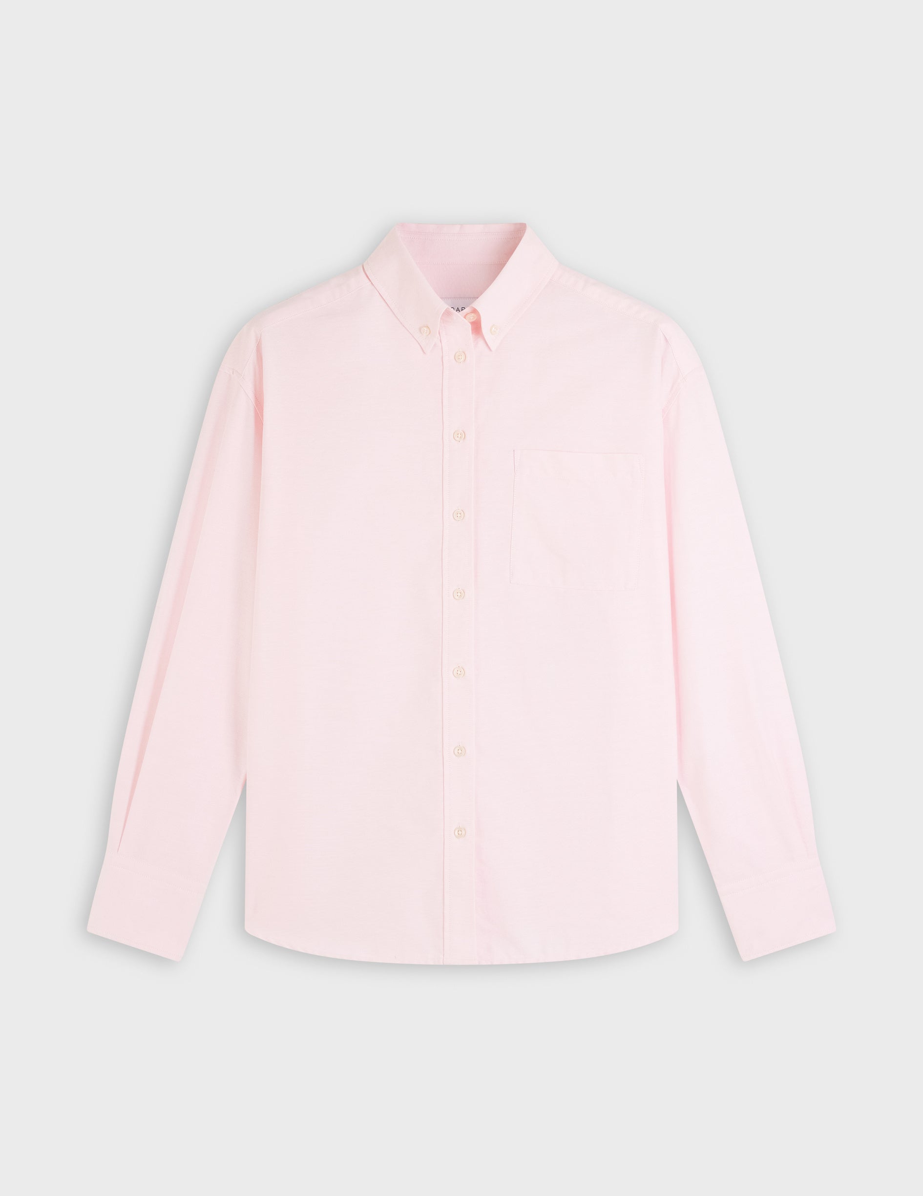 Pink Gaëlle shirt - Oxford - American Collar