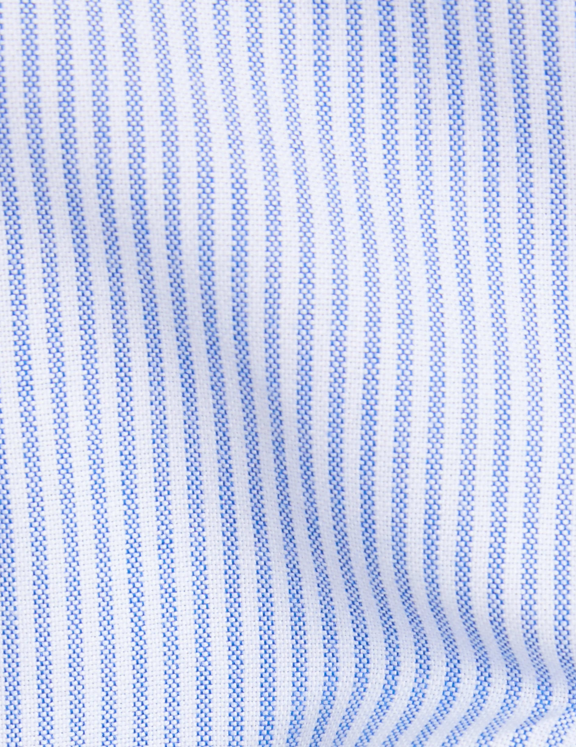 Hémeline fun dress in striped blue oxford