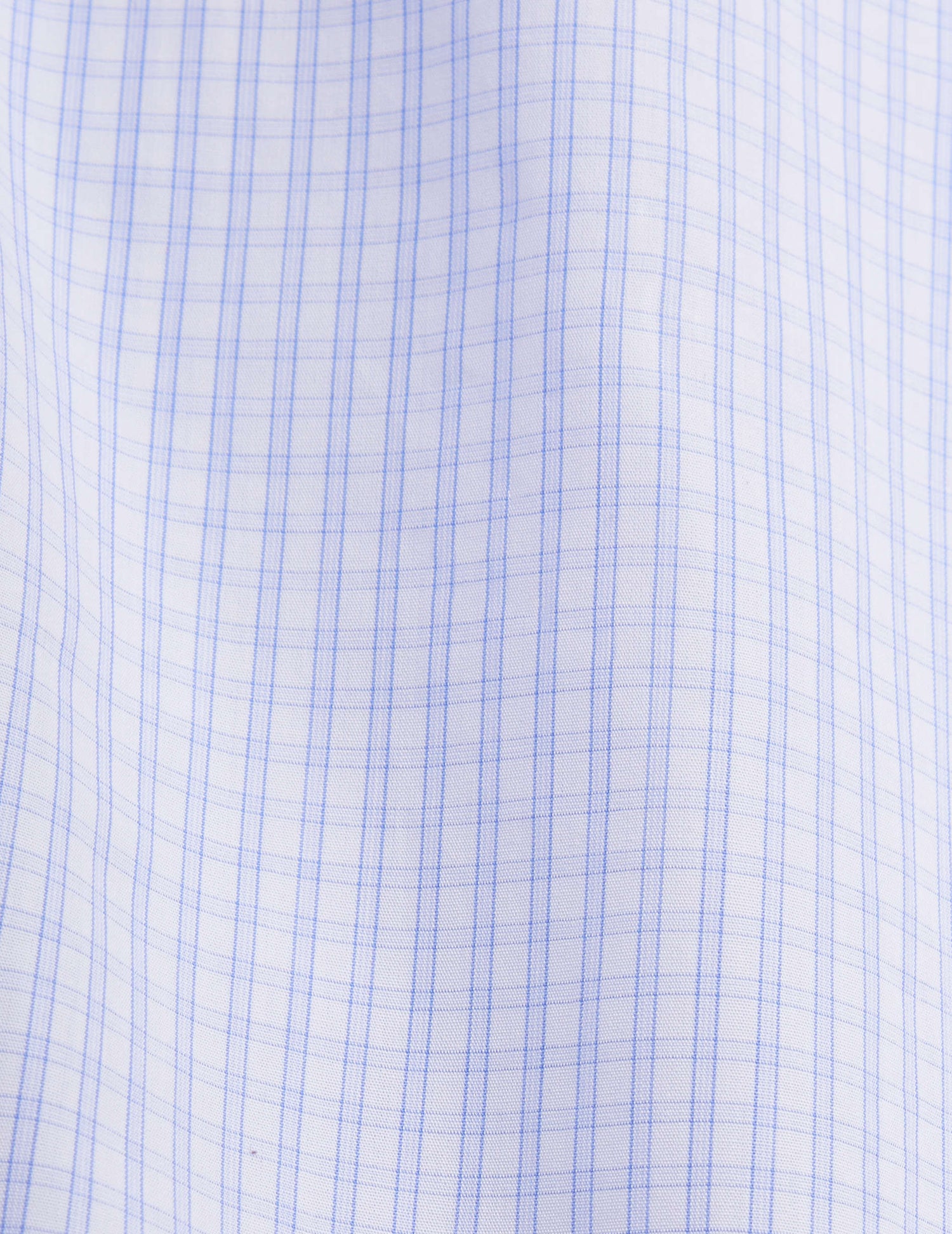 Classic short sleeve blue check shirt - Poplin - American Collar#2