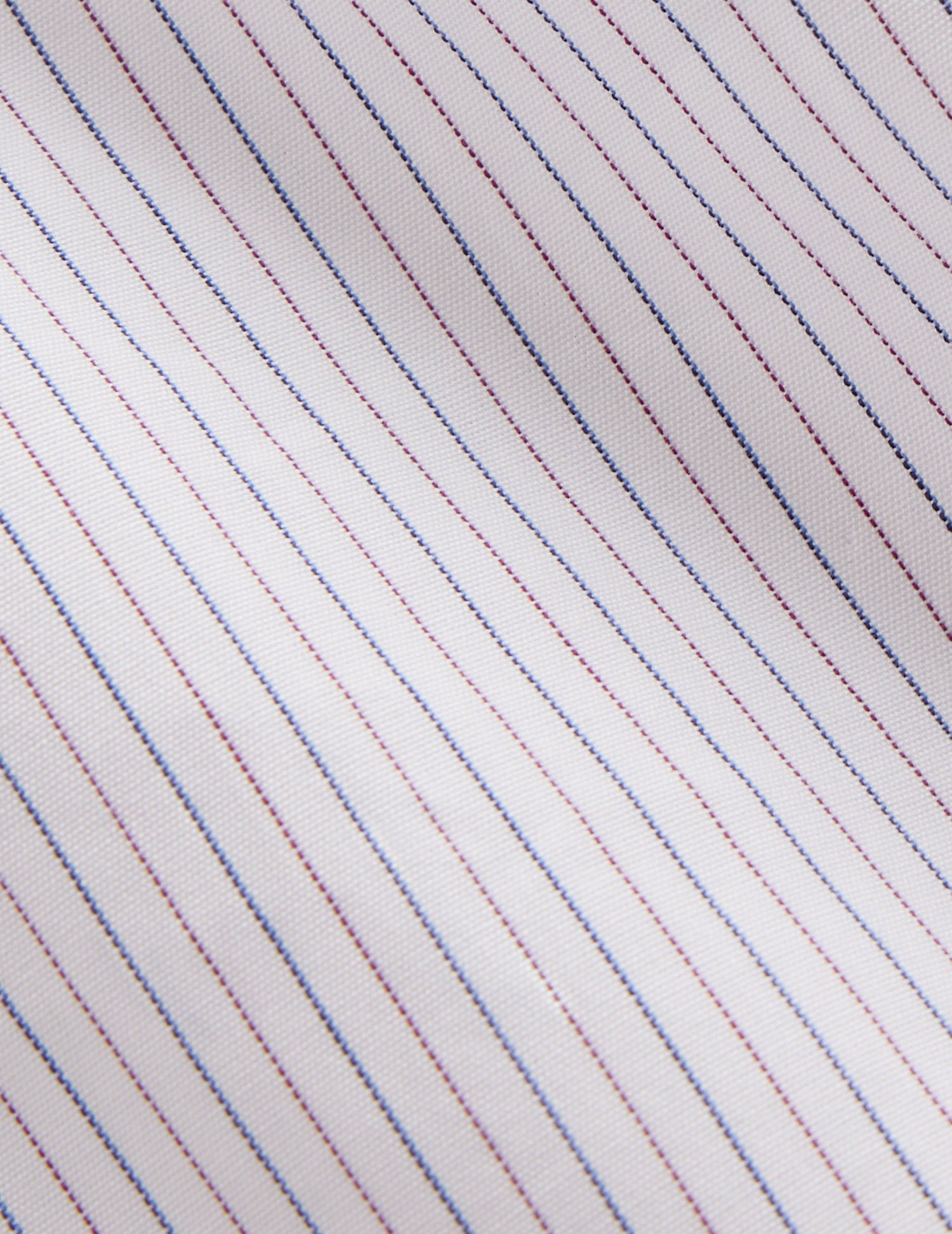 Striped purple semi-fitted shirt - Poplin - American Collar#2