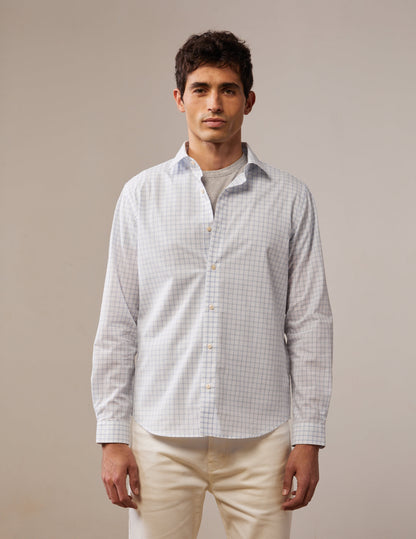 Light blue check Auguste shirt