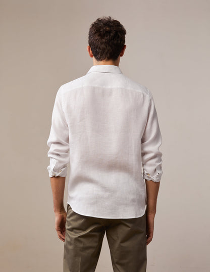 Auguste white linen shirt