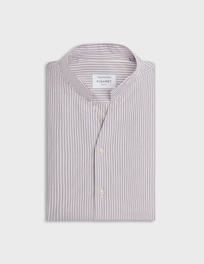 Striped purple Carl shirt