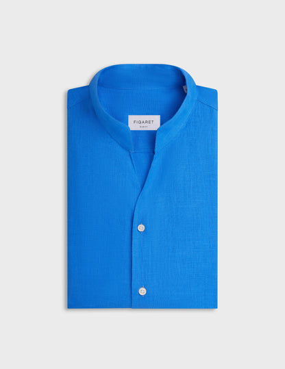 Blue linen Carl shirt