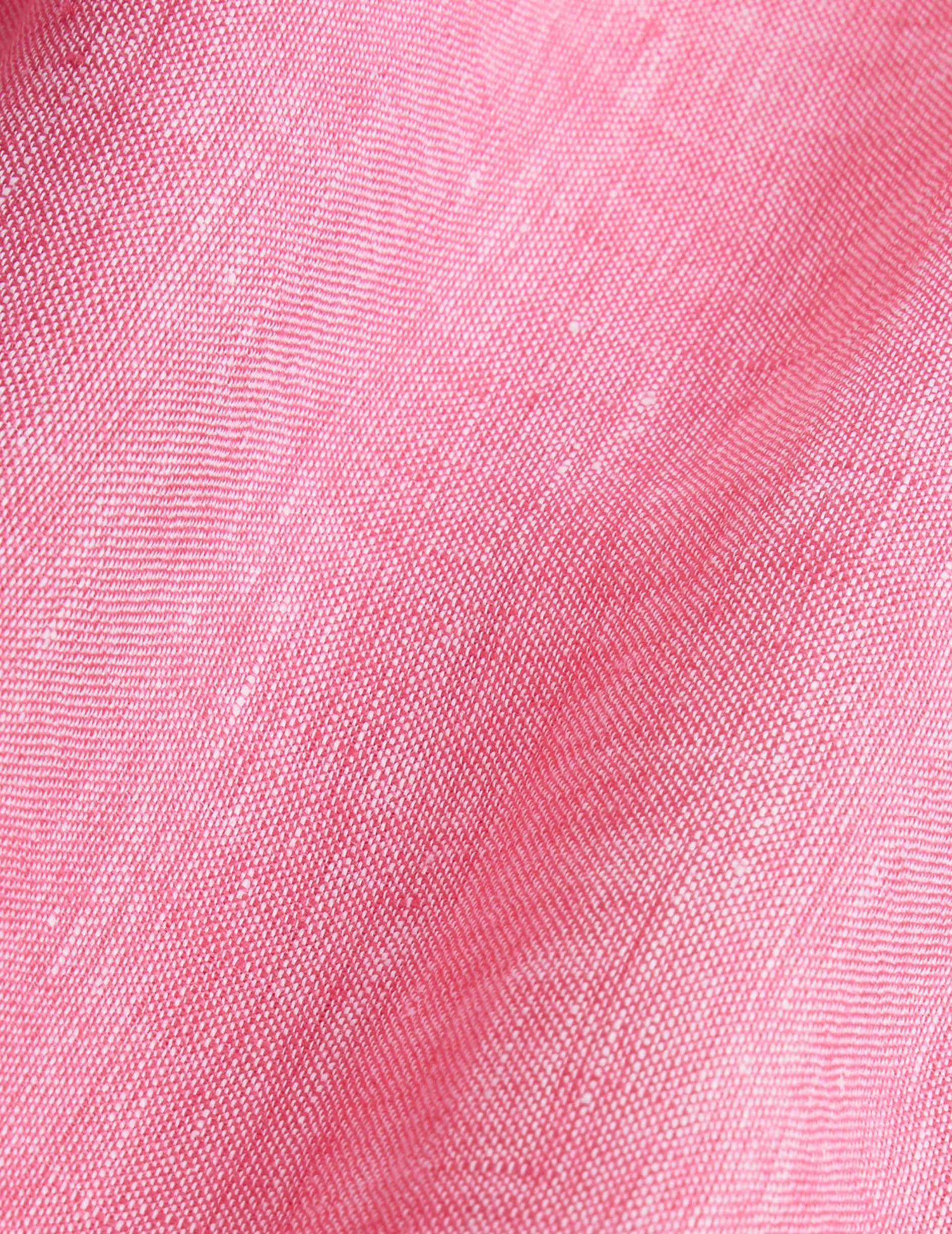 Pink linen Carl shirt - Linen - Open Straight Collar#5