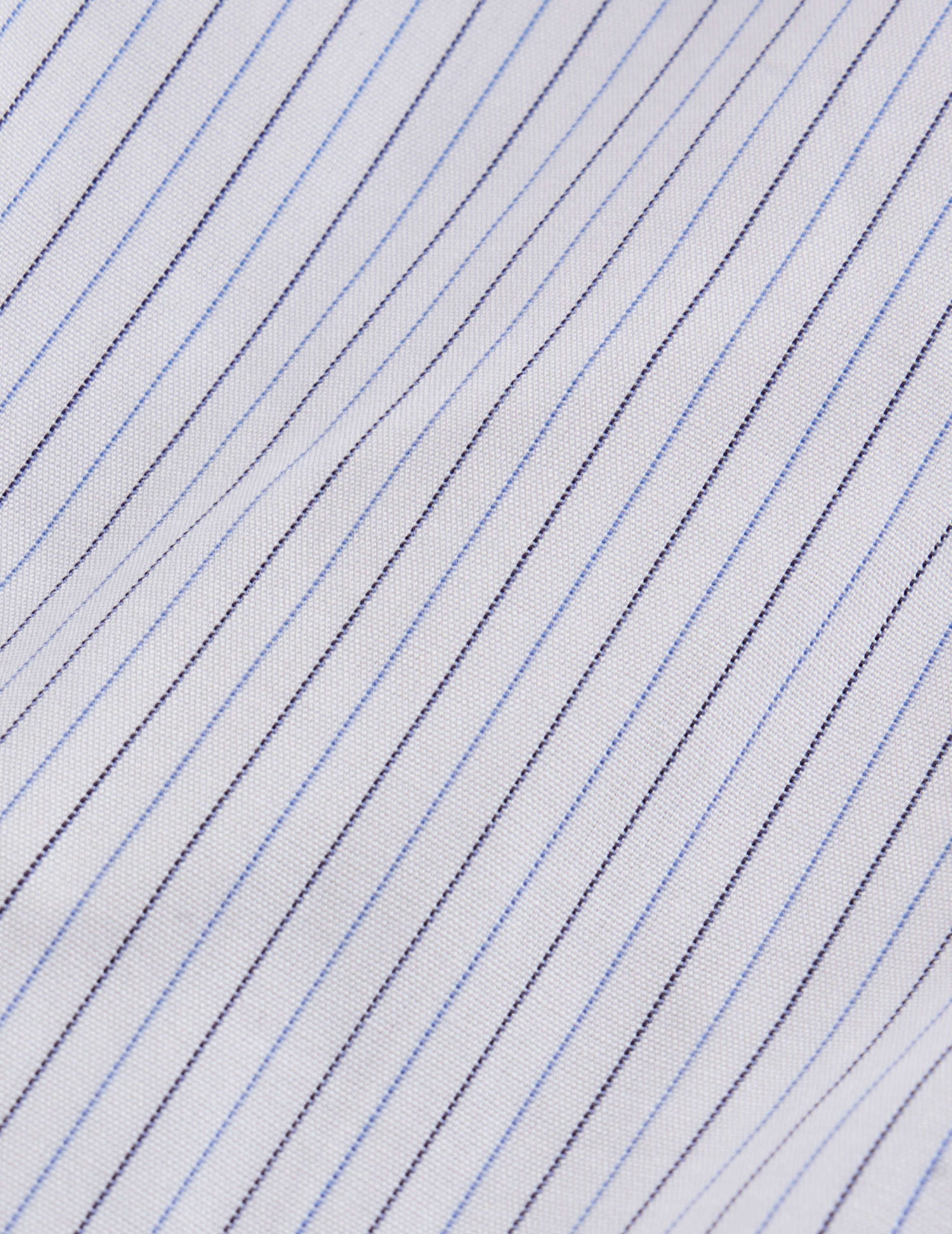 fitted blue Striped  shirt - Poplin - Figaret Collar#2
