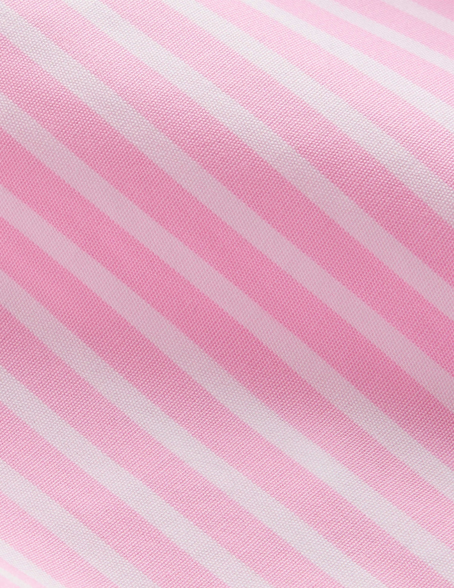 fitted pink Striped  shirt - Poplin - Figaret Collar#2