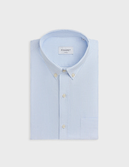 Striped light blue Gabriel shirt