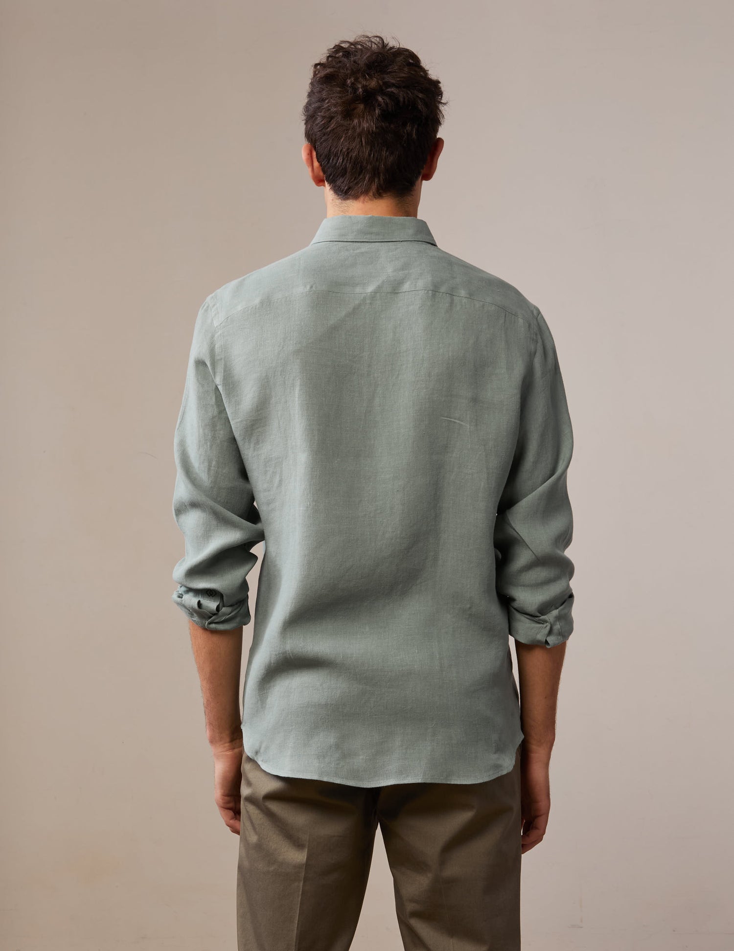 Gabriel sage linen shirt - Linen - American Collar#2