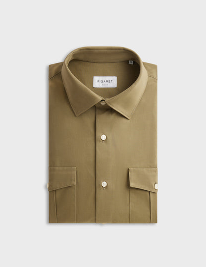 Khaki Héléon shirt