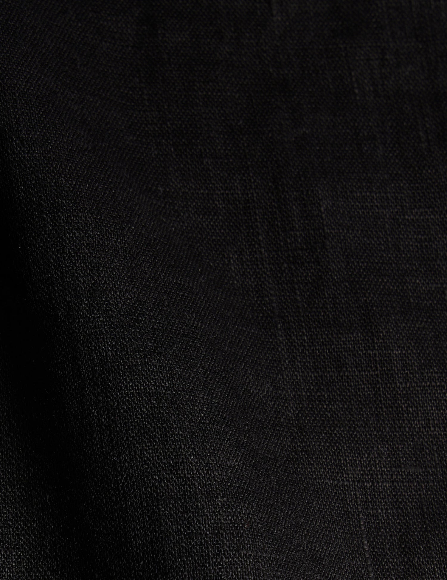 Hilario shirt in black linen - Linen - Officer Collar#6