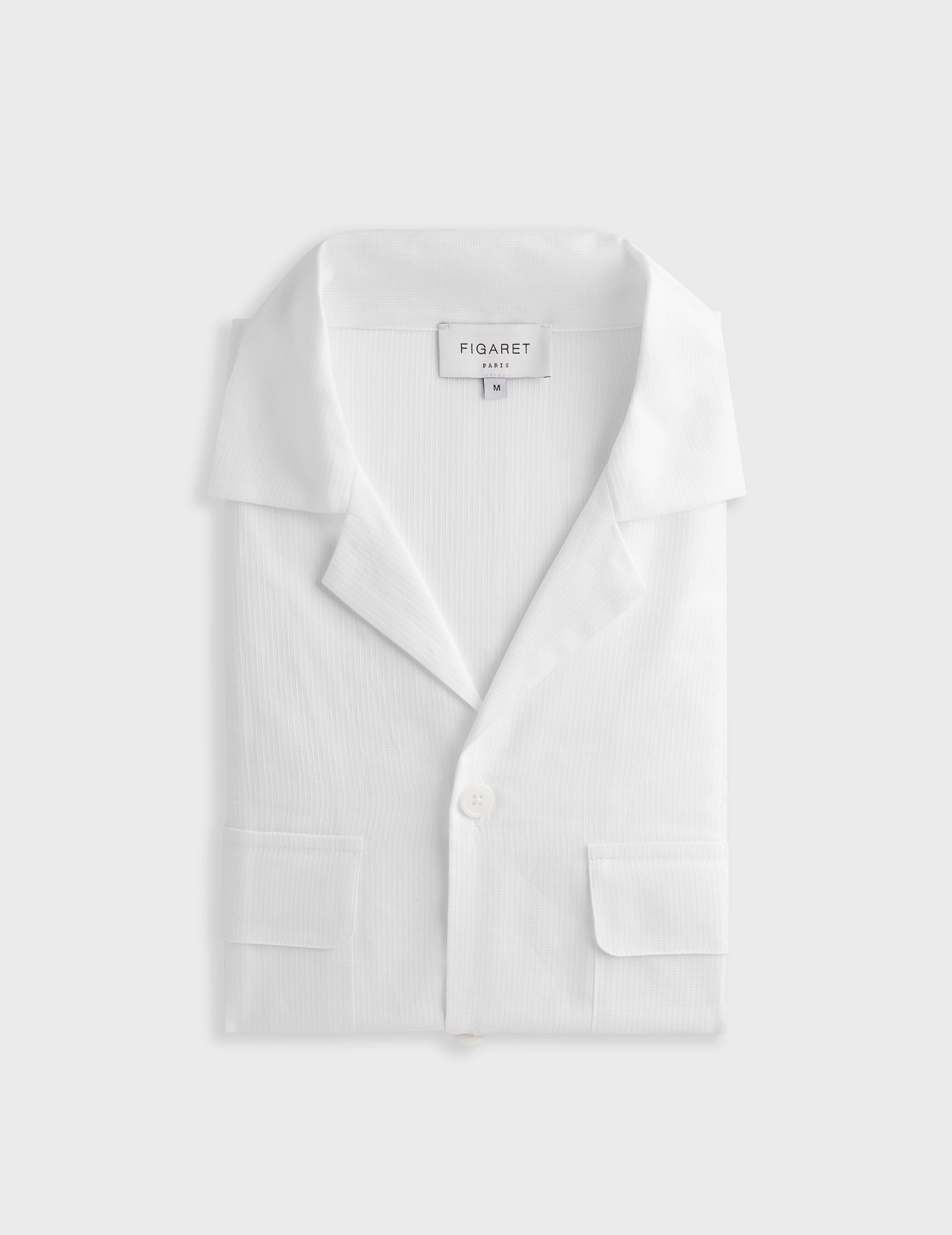 Horacio white shirt - Fashioned - Pyjamas Collar