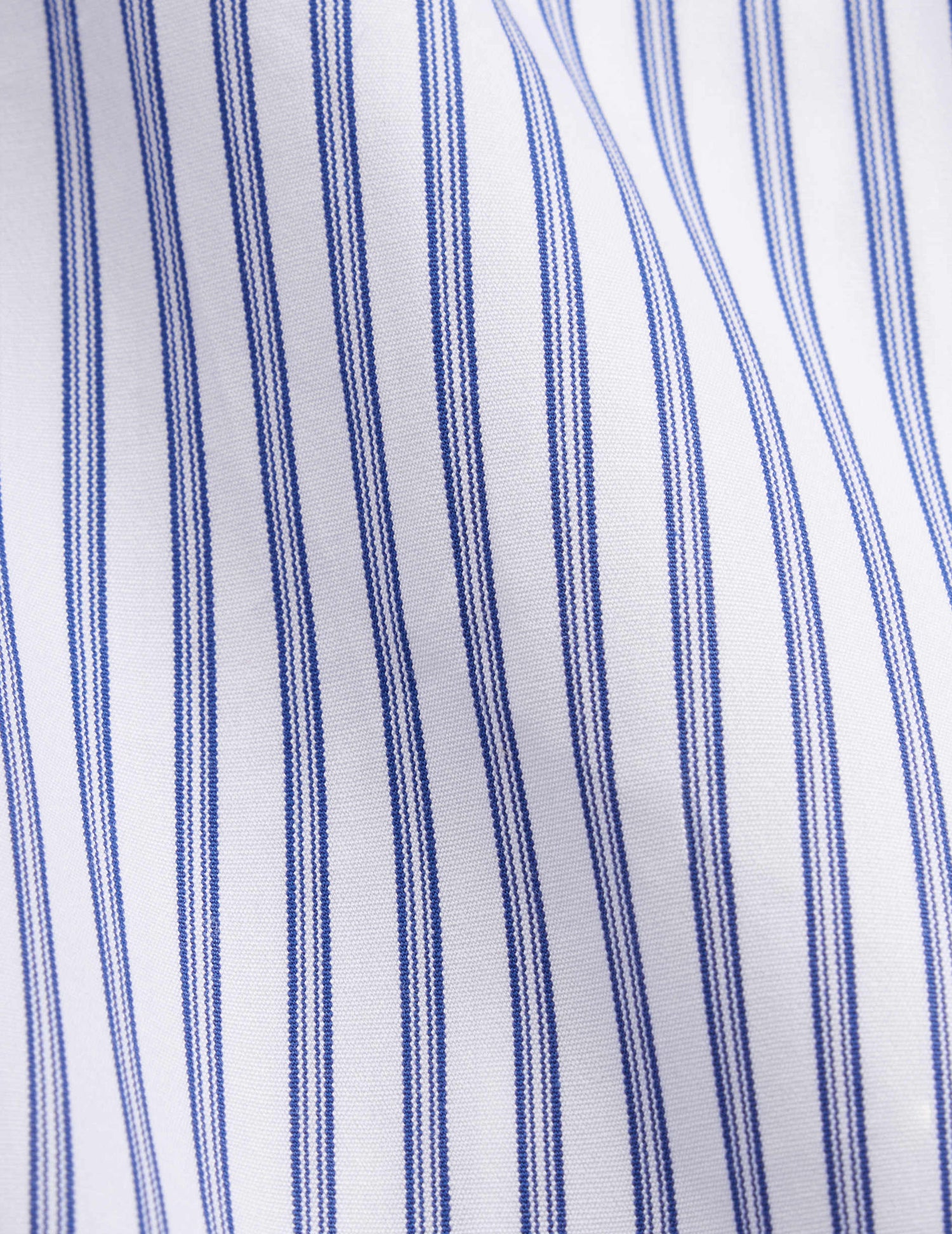  fitted navy Striped  shirt - Poplin - Italian Collar#2