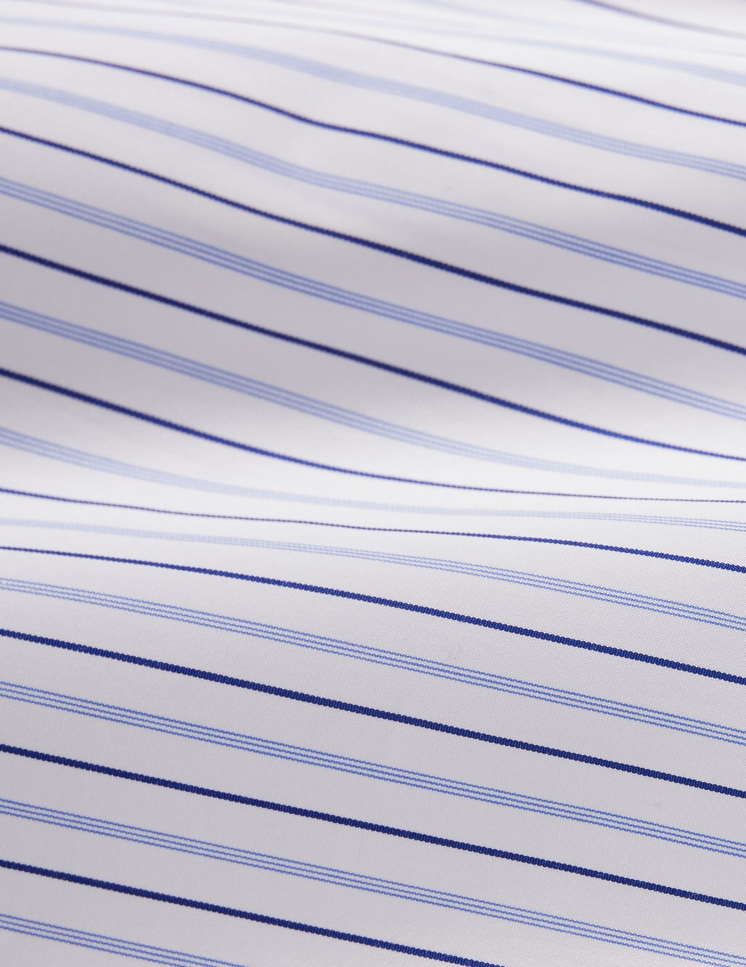 Striped blue fitted shirt - Poplin - Italian Collar#2