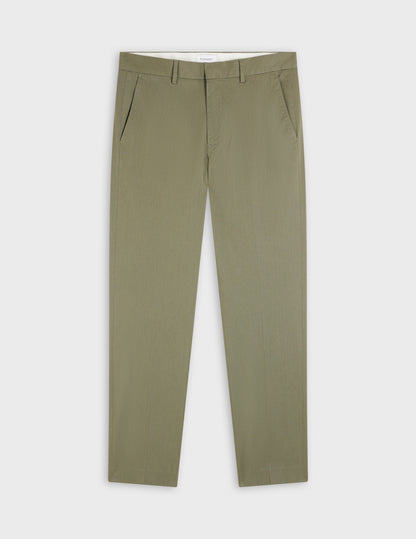 Geofrey chinos in khaki cotton twill