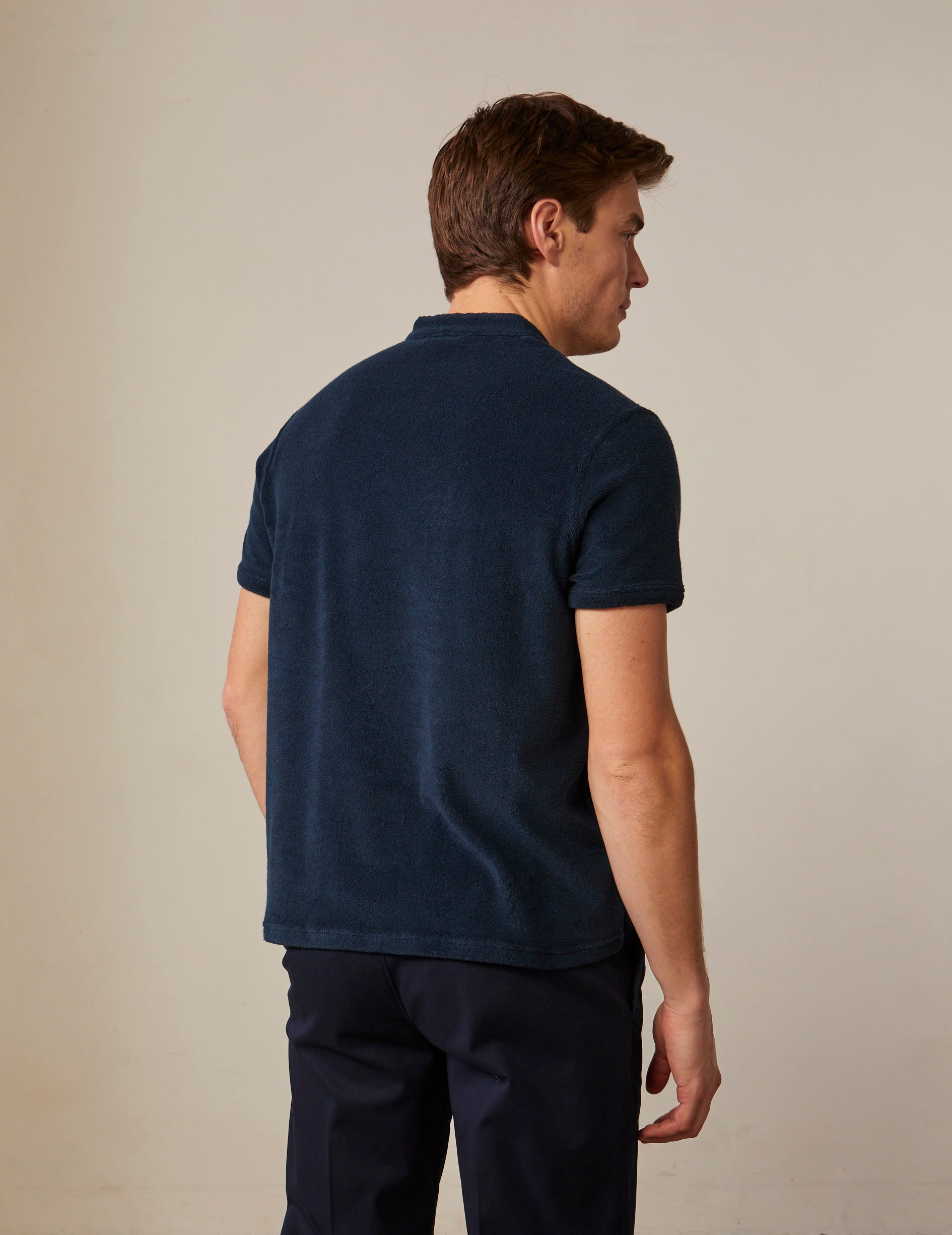 Navy cotton Charly T-shirt