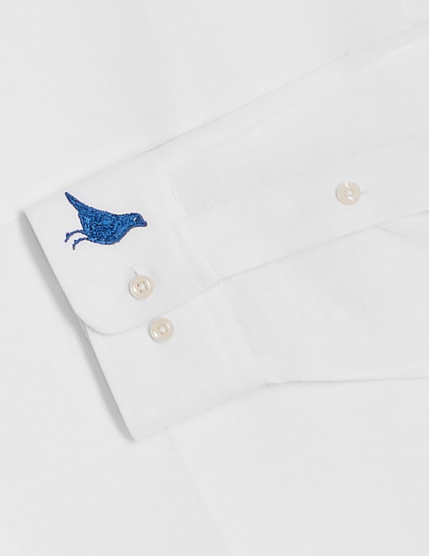 White Formentera shirt - Linen - Tunisian Collar#9