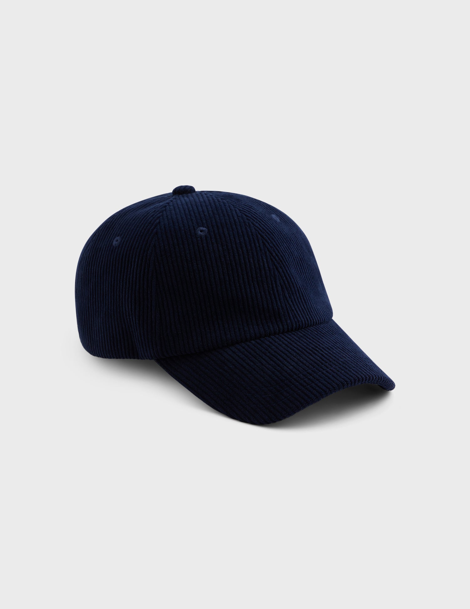 Navy velvet cap