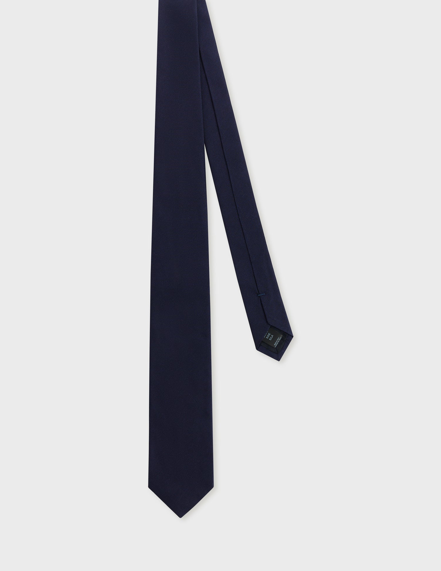 Silk navy tie