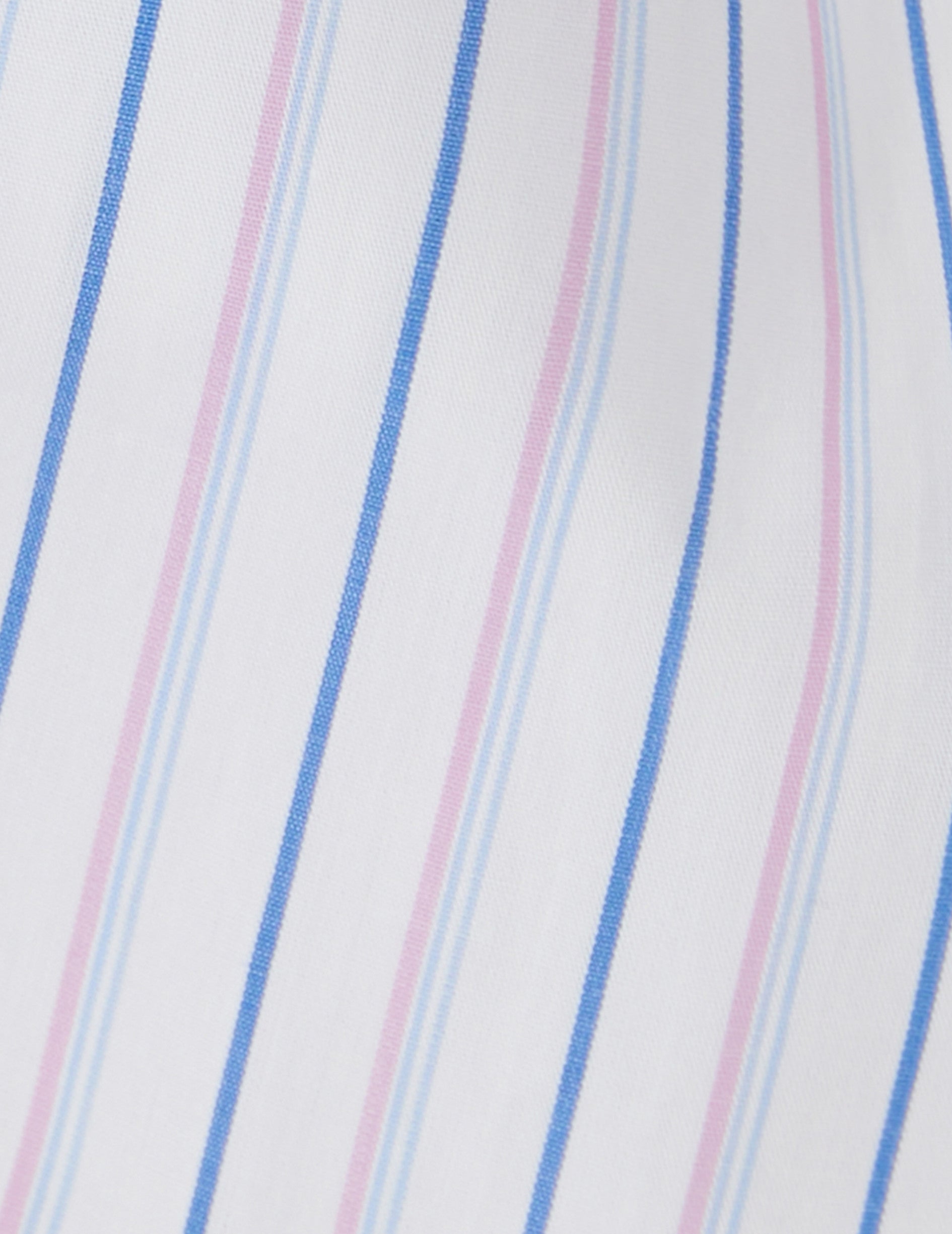 blue striped Amber shirt - Poplin - Shirt Collar