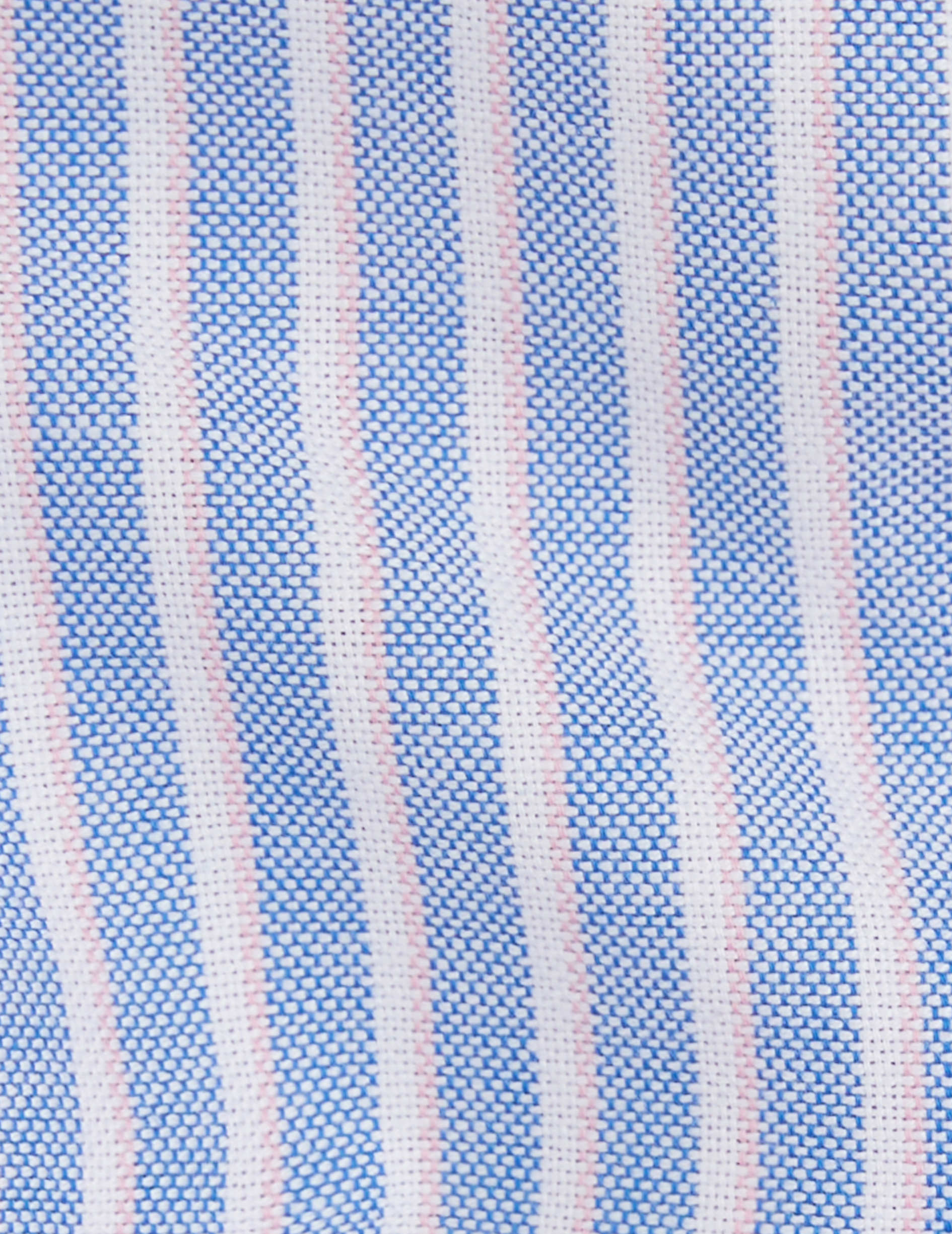 blue striped Charlotte shirt - Oxford - Shirt Collar