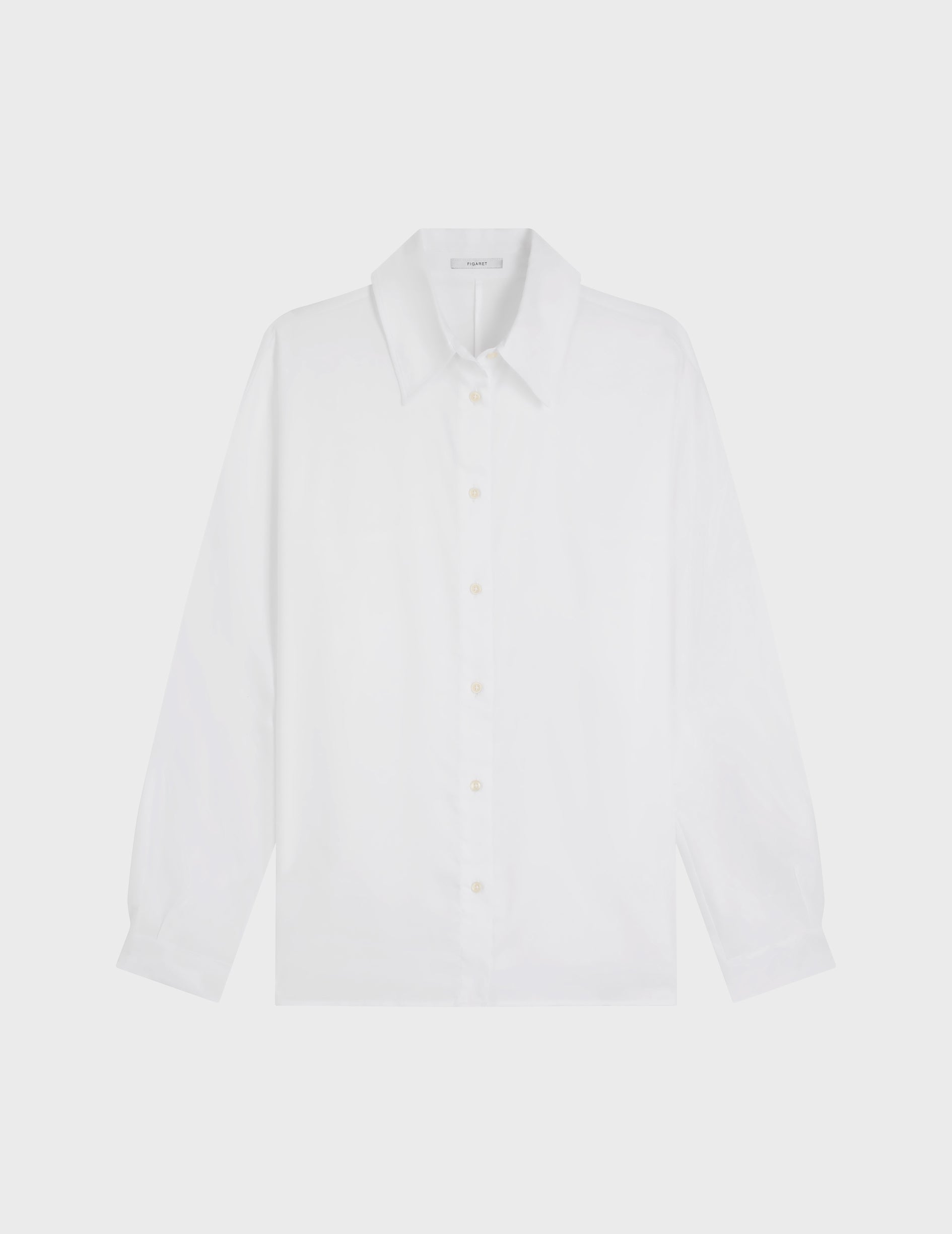 Ilaria white shirt - Lyocell - Shirt Collar