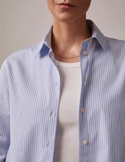 light blue striped Marion shirt