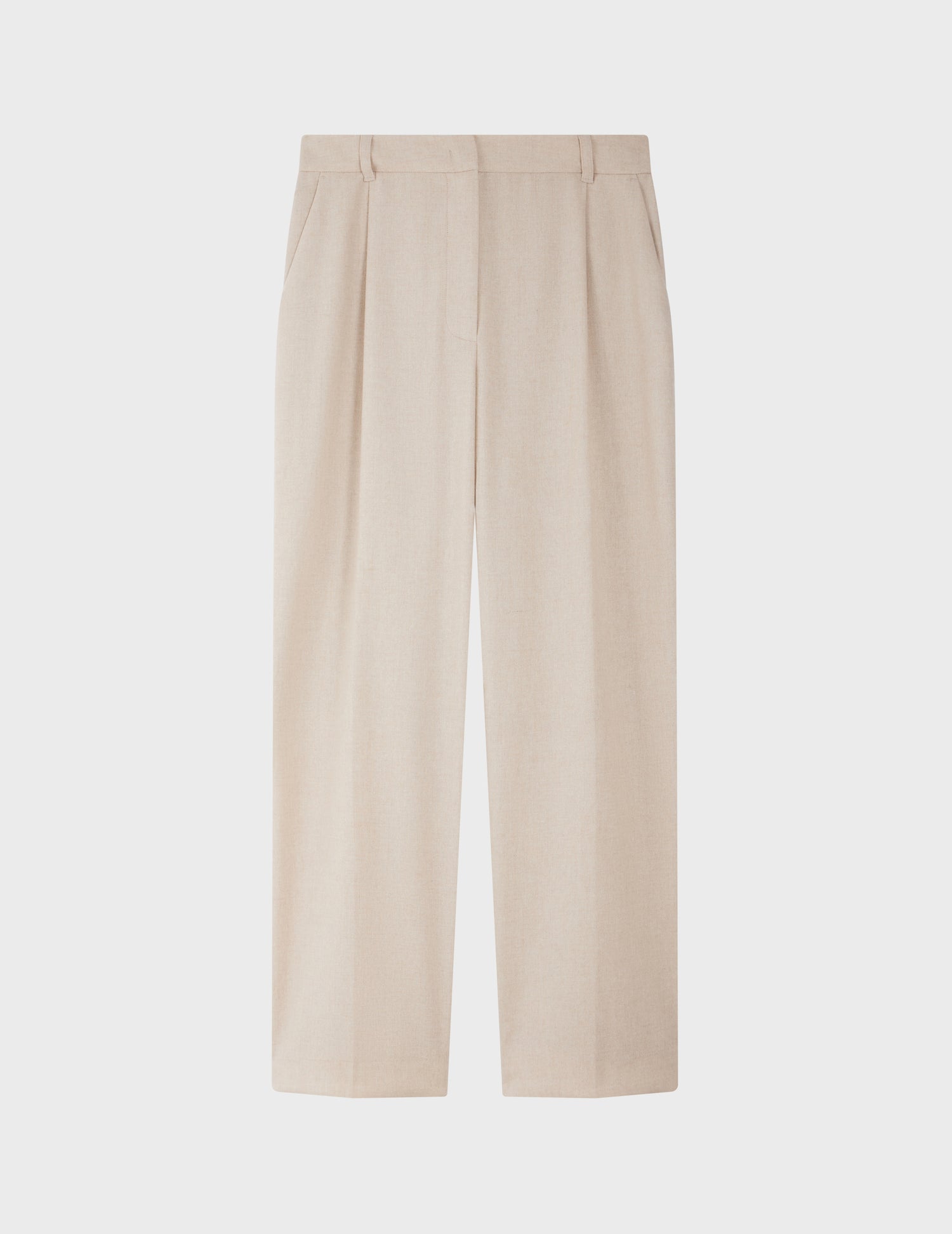 Grazia pants in beige wool fabric - Cloth#4