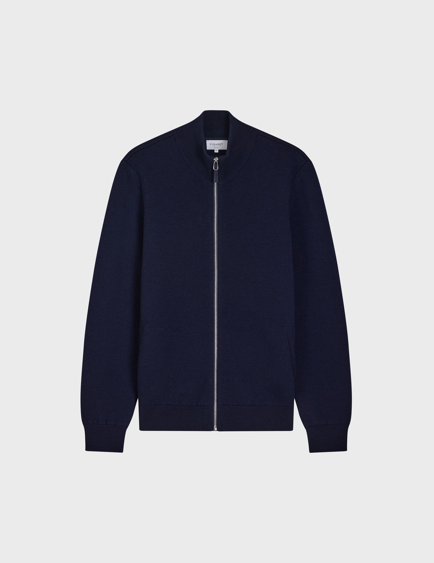 Gregory Cardigan in navy blue merino wool