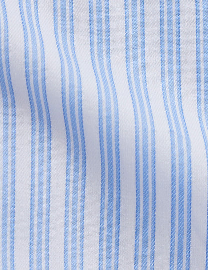 Blue striped classic shirt