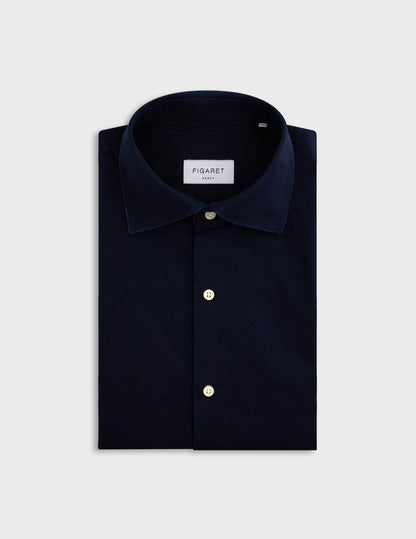 Navy blue denim Arisote shirt