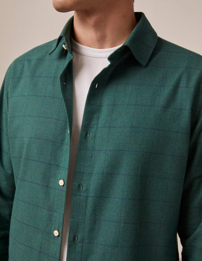 Green checked Auguste shirt