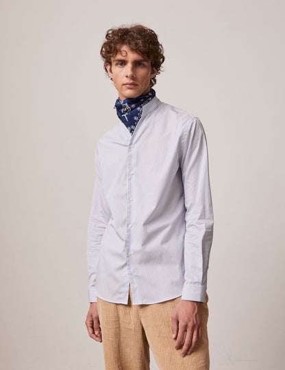 Blue striped Carl shirt