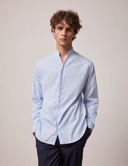 Blue striped Carl shirt