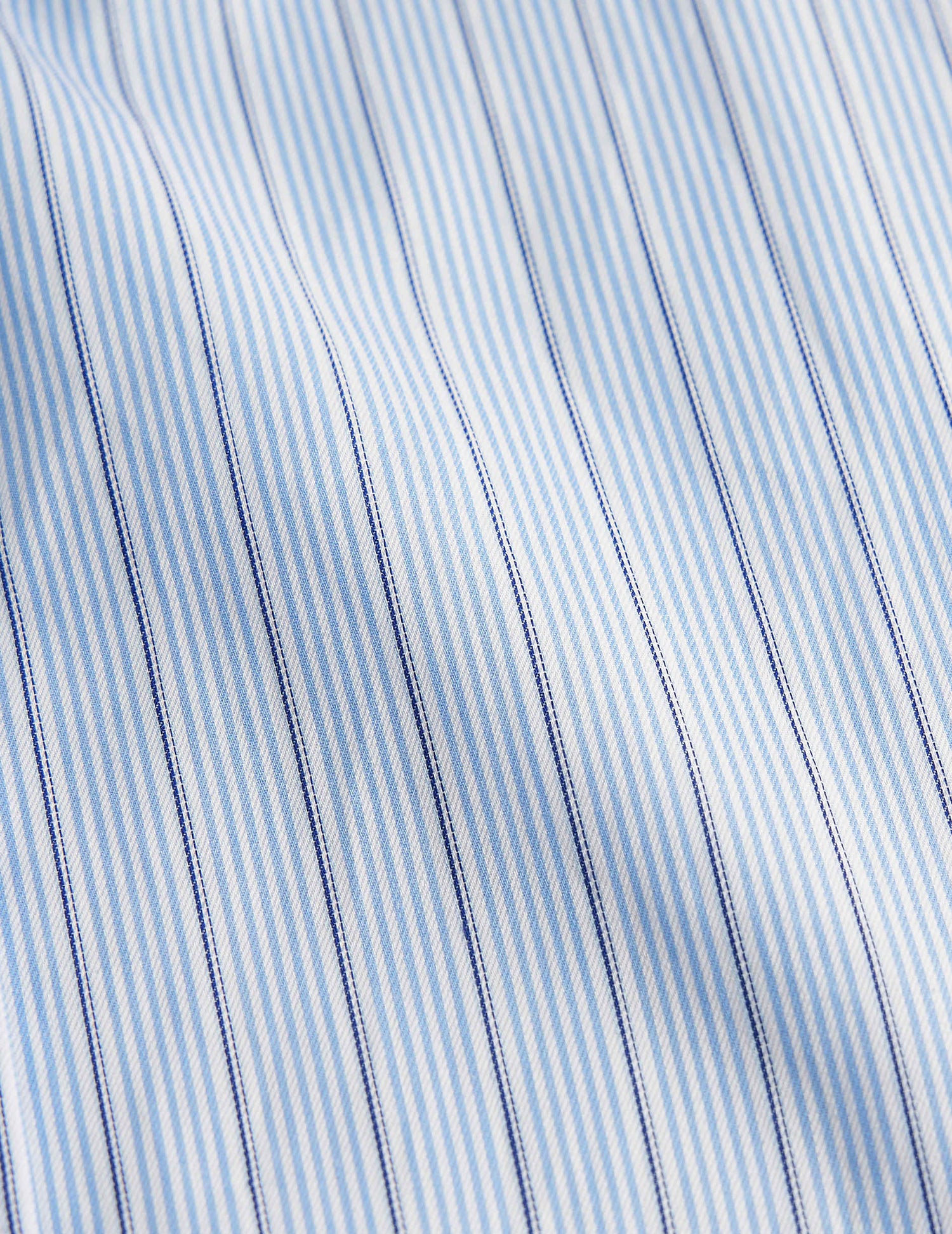 Blue striped classic shirt - Twill - Figaret Collar#2