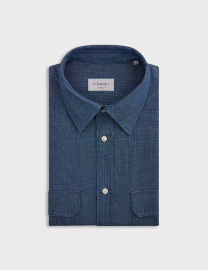 Blue denim Florian shirt