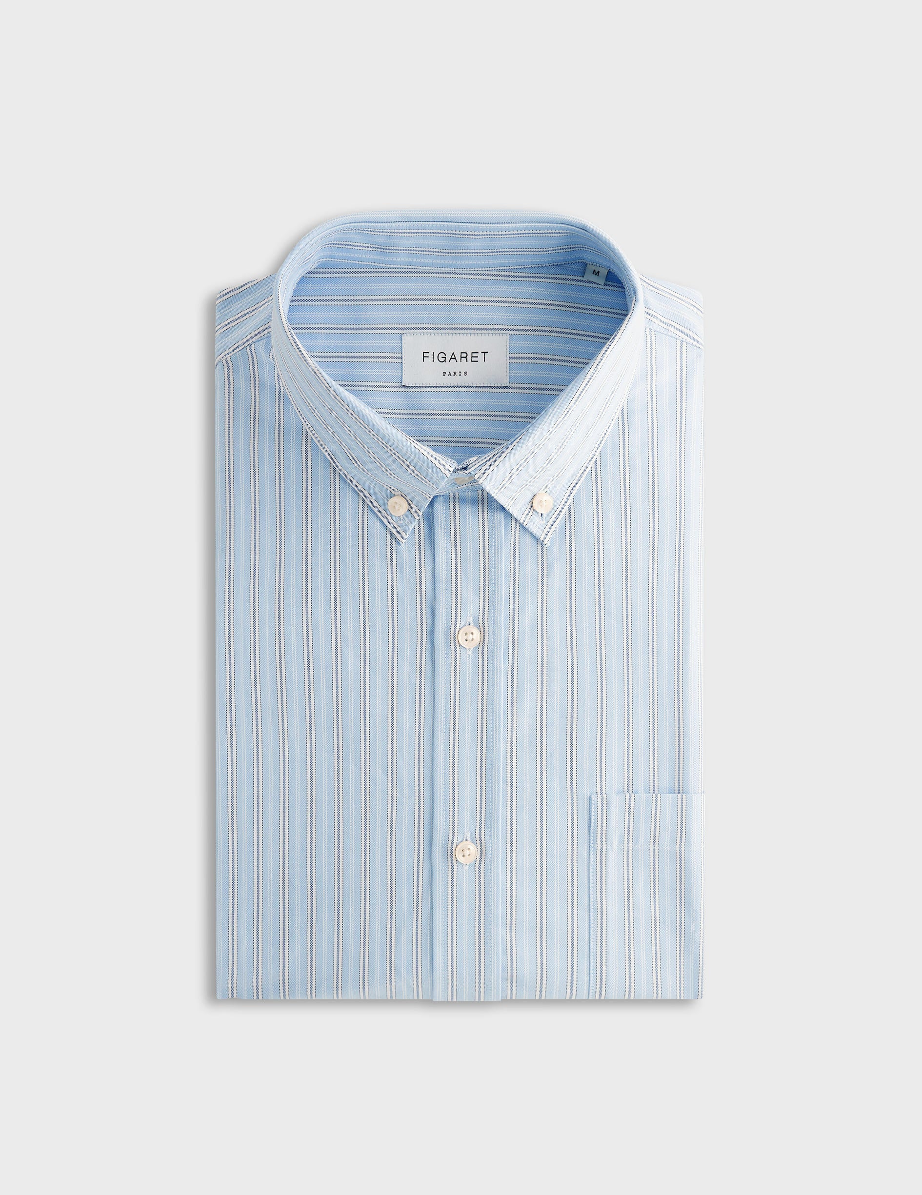 Blue striped Gabriel shirt