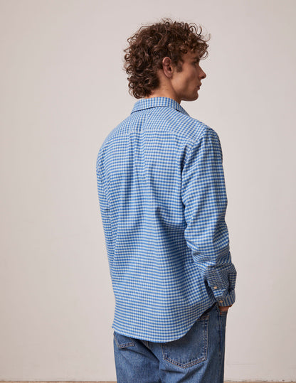 Blue checkedGaspard shirt