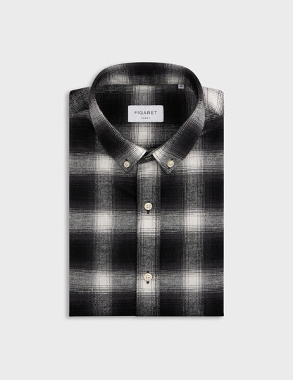 Black checkedGaspard shirt