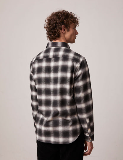 Black checked Gaspard shirt