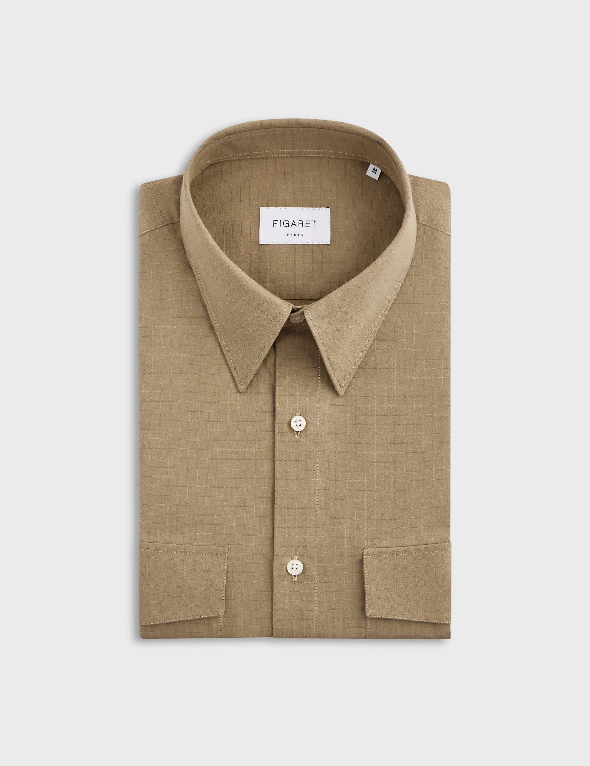 Irwin beige shirt - Ripstop - Prodigious Collar