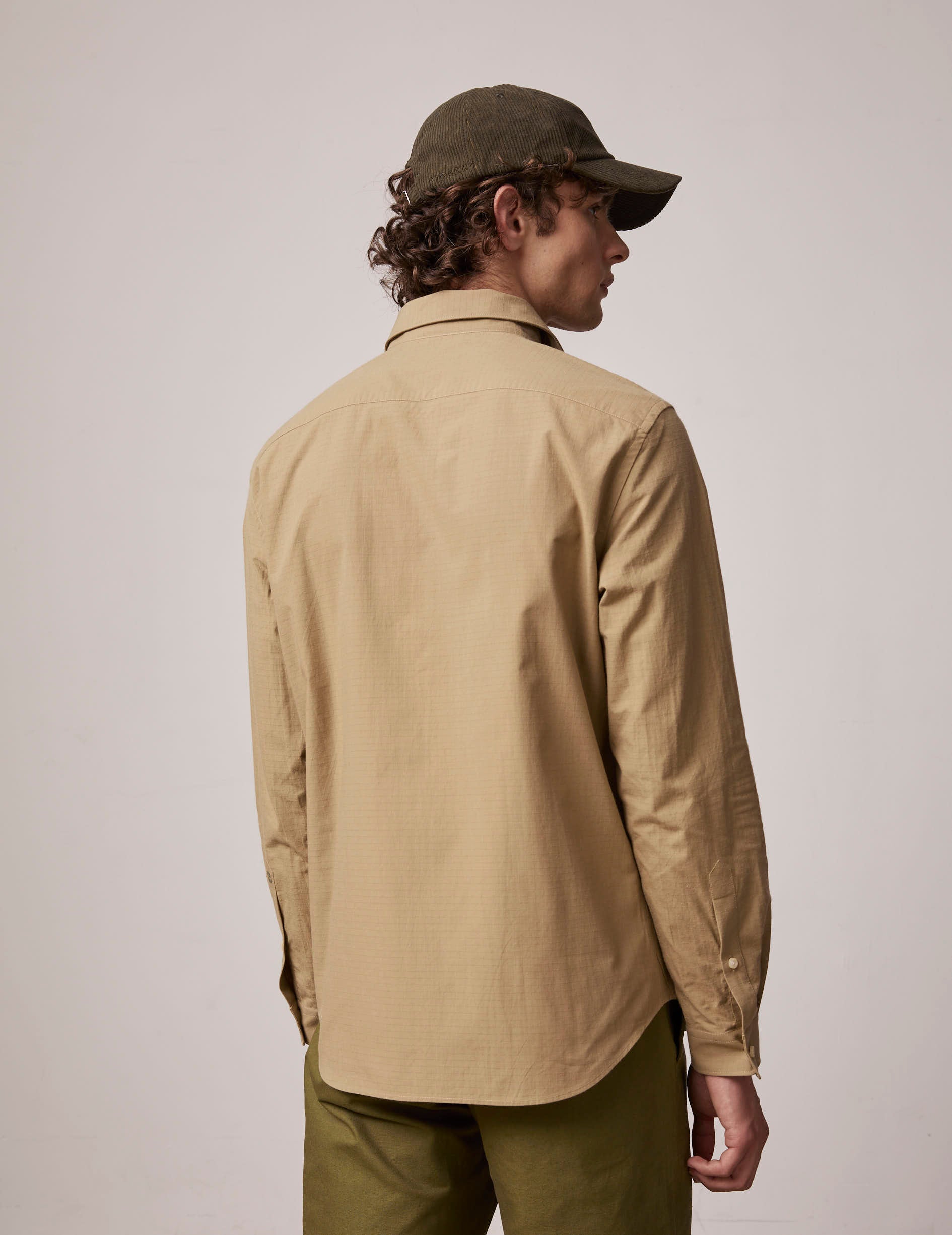 Irwin beige shirt - Ripstop - Prodigious Collar