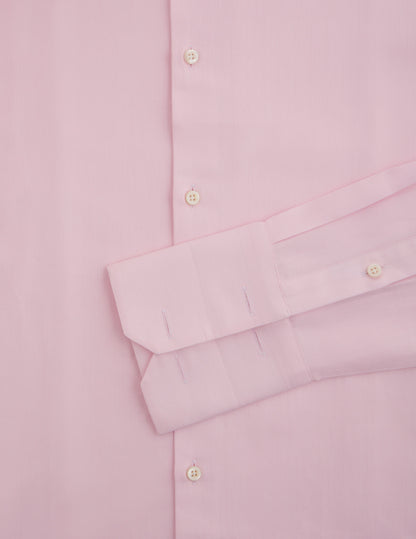 Pink semi-fitted shirt