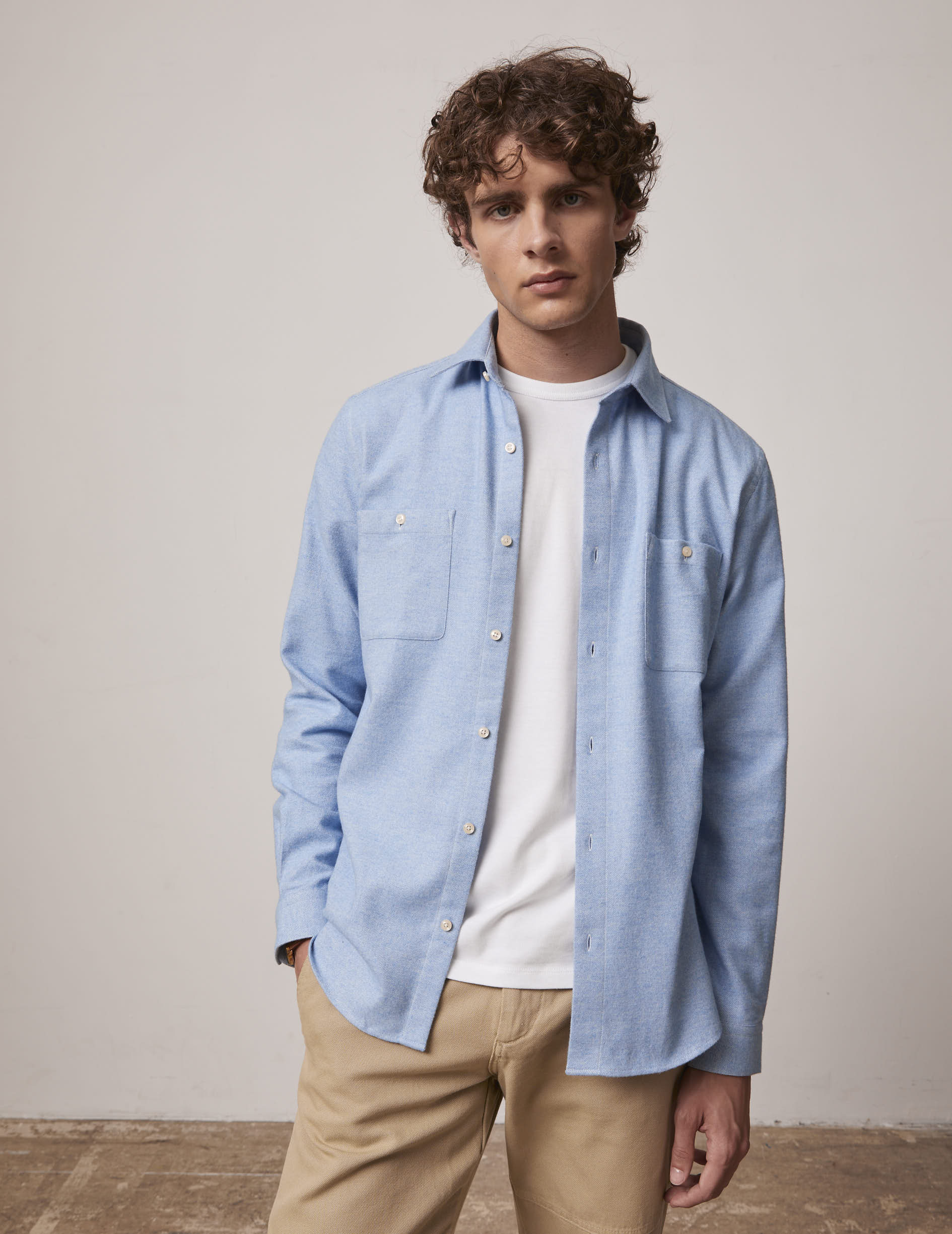 Blue Léonard shirt