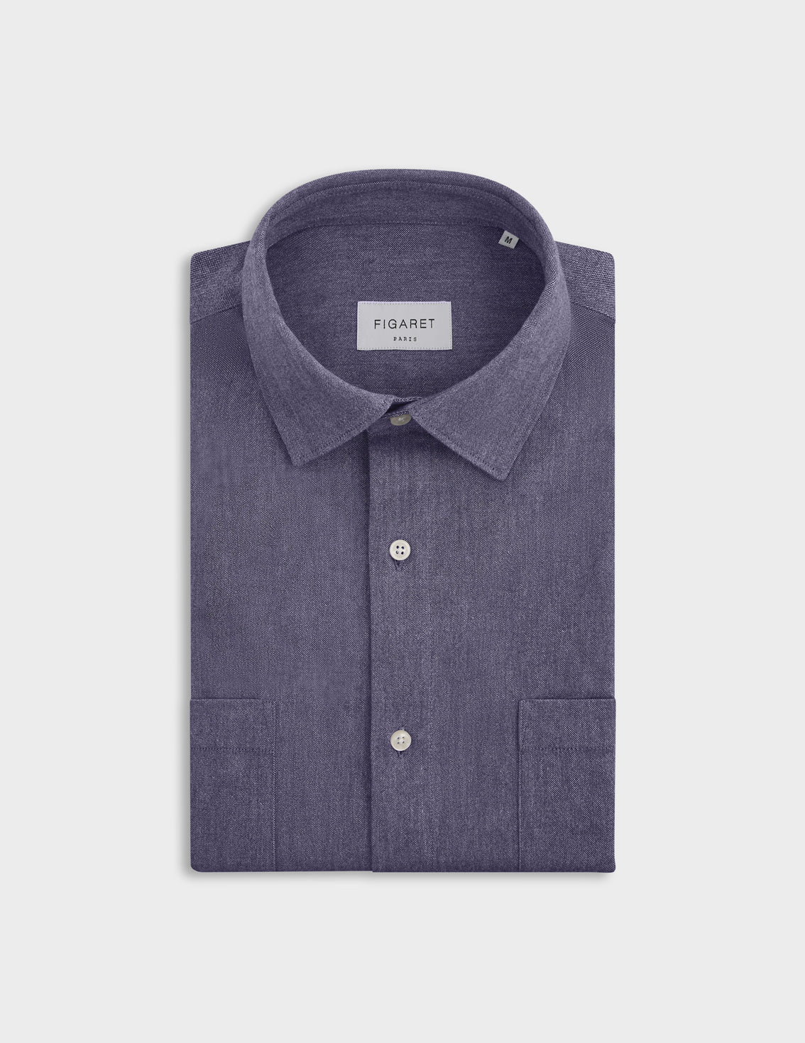 Blue Léonard shirt - Oxford - French Collar#3