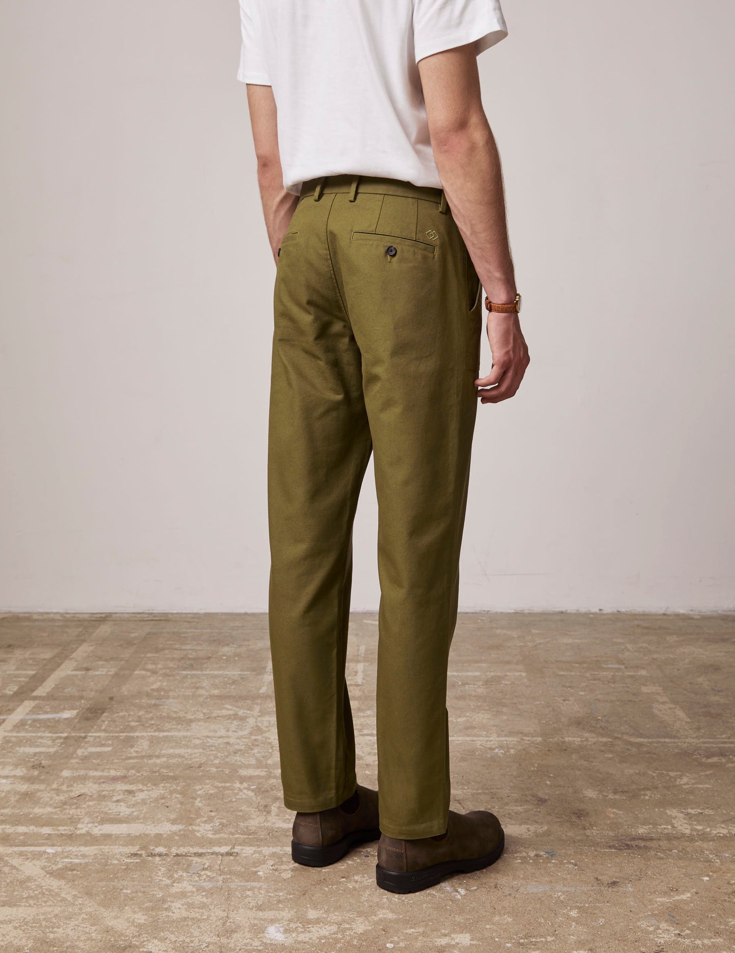 Ignacio pants in khaki canvas