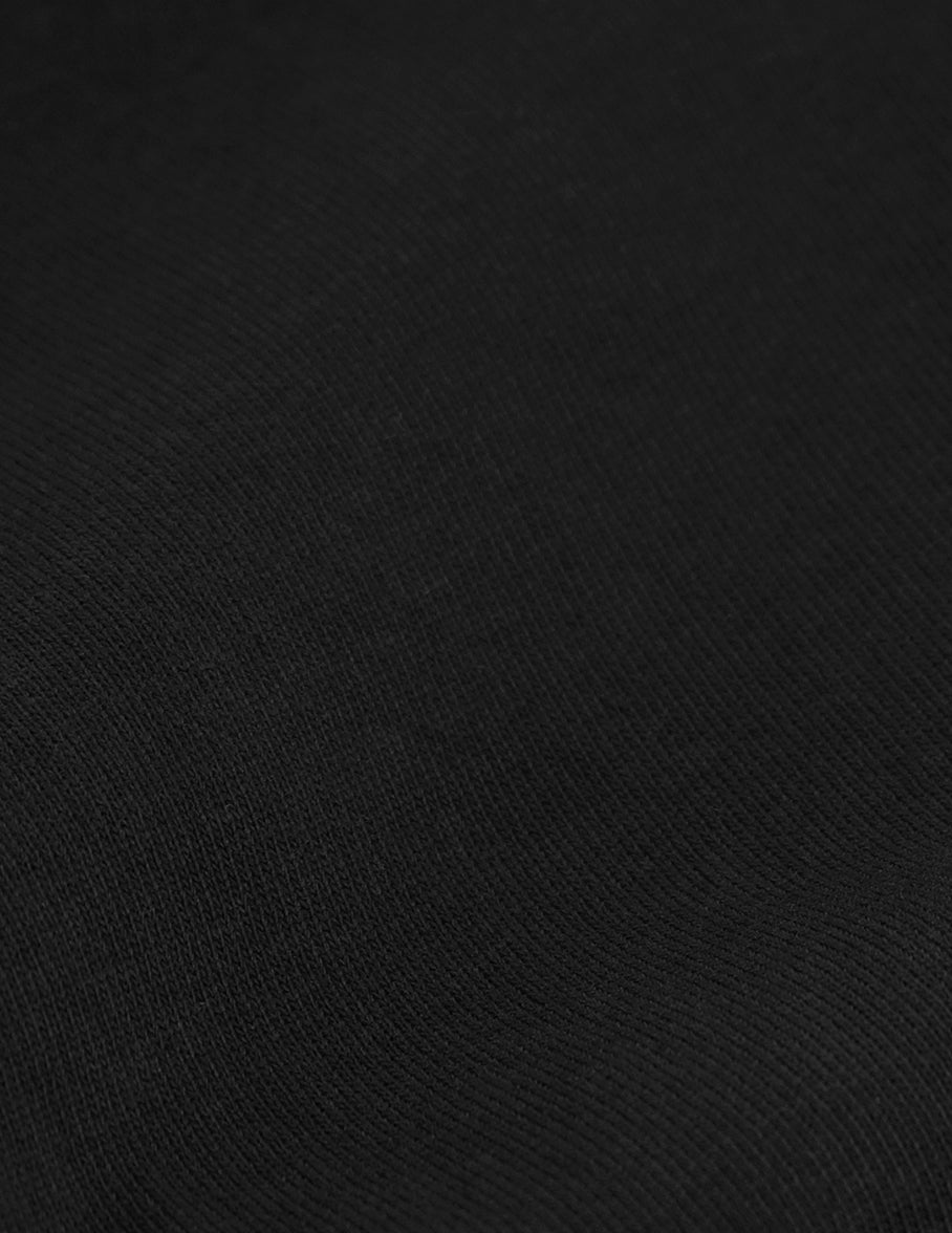 black cotton charles t-shirt